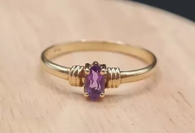 $70 • Buy 9ct Gold Amethyst Ring