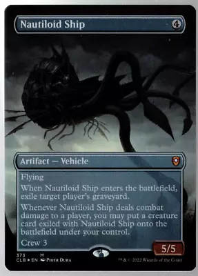 Nautiloid Ship 373 Mythic Borderless Foil Baldur's Gate Magic The Gathering NM • $4.99