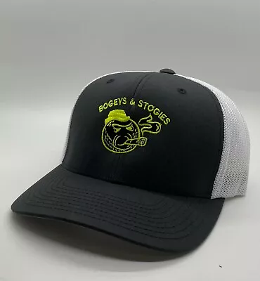 Bogeys And Stogies Golf Structured Trucker Hat Flex Fit Multiple Colors  • $26.99