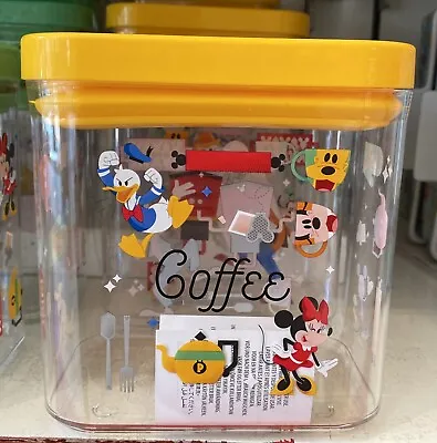 Disney Parks Mickey Mouse & Friends Coffee Canister Container Jar Mousewares New • $19.95