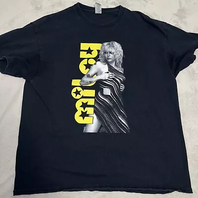 MILEY CYRUS MUSIC CONCERT TOUR TEE T SHIRT Mens XL Black On Gildan Tag • $13.97