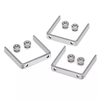 Auto Meter Qty 3 Aluminum Gauge Mount Bracket Set For 2-1/16  Gauge (2225) • $18.99