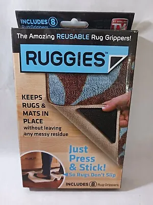 2013 Ruggies As Seen On TV Rug Grippers Polymer Includes 8 Rug Grippers NIP • $7