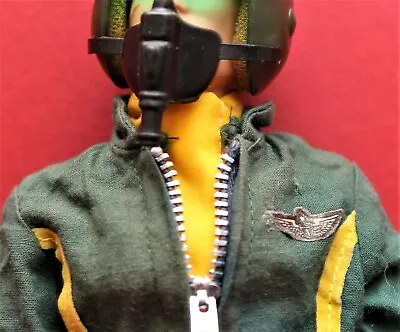 Vintage Action Man VAMAN Repro (Yellow Helicopter Pilot Scarf ONLY) • £4