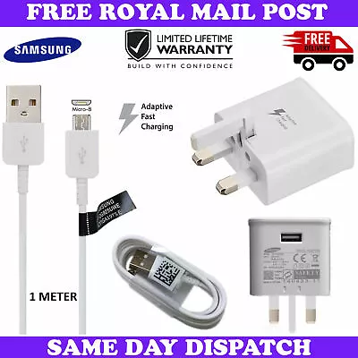 Fast Charger Plug & USB Data Cable For Galaxy Tab A A6 10.1 2016 • £8.49