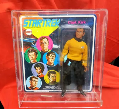 VINTAGE MEGO 1970's : CAPT. KIRK BILL SHATNER Star Trek Action Figure IN PACKAGE • $265