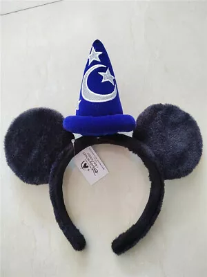 New Disney Parks Mickey Mouse Fantasia Sorcerer Apprentice Wizard Ears Headband • $1.99