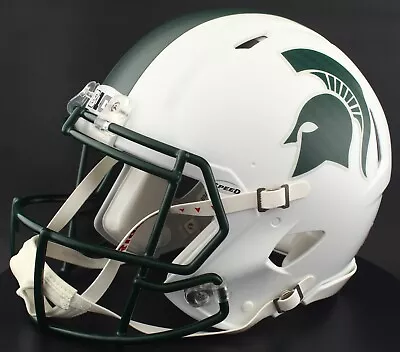 MICHIGAN STATE SPARTANS NCAA Riddell Speed Full Size AUTHENTIC Football Helmet • $289.99