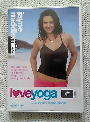 Love Yoga- Jayne Middlemiss – Dvd - Region-4- Like New- Free Post In Australia • £9.31