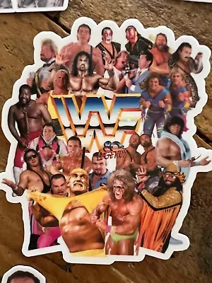 WWF VINTAGE STICKERS - 22 Stickers - Hulk Hogan - Macho Man - Jake The Snake • $17