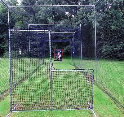 L-Screen 6' X 7' Residential Baseball Safety Frame & #42-60ply Pitcher L Screen • $209.99