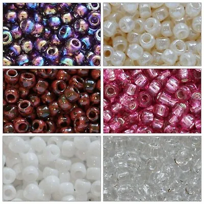 Toho Size 8/0 Japanese Seed Beads - 10g Red Ivory Crystal • £2.50