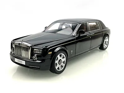 $309.99 • Buy KYOSHO 1:18 Rolls-Royce Phantom Extended Wheelbase Black Diecast Metal Model Car