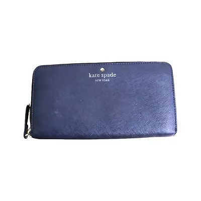 $49.95 • Buy Kate Spade New York Black Safiano Leather Large Continental Wallet