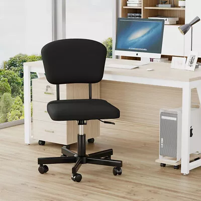 Mesh Task Chair Plush Cushion Armless Office Chair Home Office Chair • $62.99