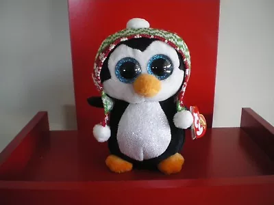 Ty Beanie Boos PENELOPE The Penguin 6 Inch NWMT.  NEW CHRISTMAS BEANIE BOO. • $20