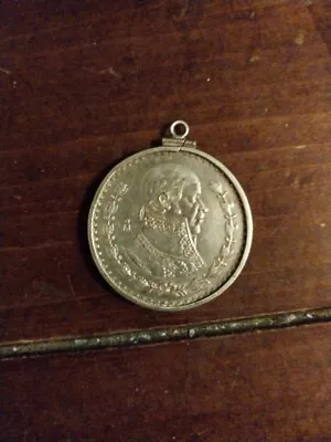 1963 Silver Mexican Peco Pendant • $10