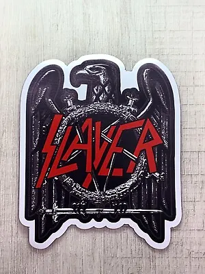 Slayer Eagle Logo Refrigerator ~sticker Tool Locker Gag Gift Man Cave • $5.37