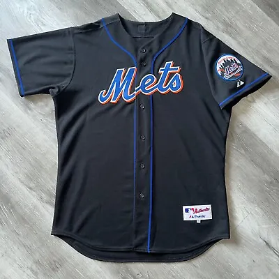 Authentic New York Mets Jersey 48 XL Majestic Alternate • $106.25