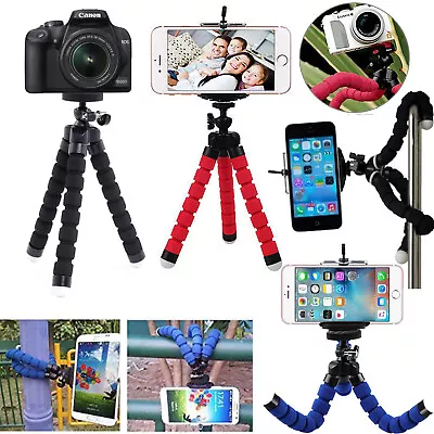 Mini Tripod Flexible Holder Stand Mount For IPhone Cell Phone Camera • $7.49