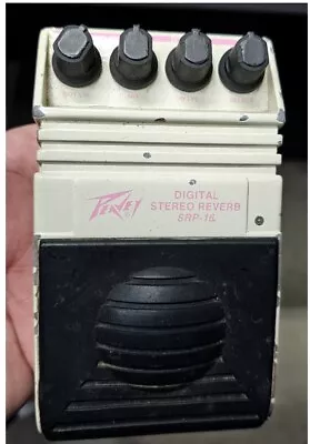 Vintage Peavey SRP-16 Digital Stereo Reverb Guitar Pedal Works! • $101.98