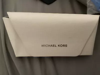 New Michael Kors White Authentic Eyewear Eyeglasses Glasses Case Only • $9.99