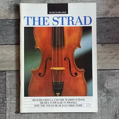 The Strad Magazine March 1986 Violin Strad Magazine Special Supplement • $10.09