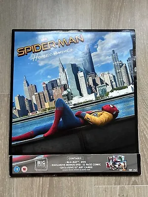 Spider-Man Homecoming Big Sleeve Edition Blu Ray DVD 12” INCOMPLETE Special • £3.99