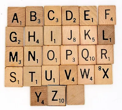 Genuine Replacement Scrabble Letter Tiles -Your Choice! • $0.99