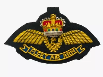 Fleet Air Arm Military Blazer Badge Wire Bullion Badge • £11.50