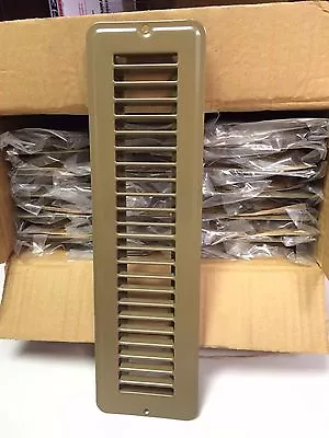 2  X 12  Brown Metal Floor Vents For Mobile Home / Rv / House - Lot Of 4 • $10.99