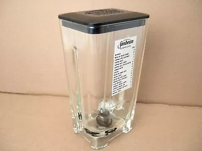 Vintage Sunbeam MIXMASTER Glass Blender Jar With Lid & Blades Only • $14.99