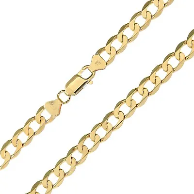 9ct Yellow Gold 24 Inch CURB Chain / Necklace - 4.5mm Width - UK Hallmarked • £374.95