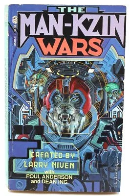 The Man-Kzin Wars By Larry Niven Paperback 1988 First Edition Science Fiction • $8