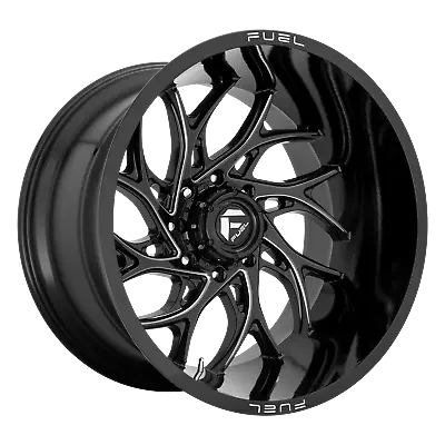 22x12 Fuel D741 RUNNER Gloss Black Milled Wheel 6x5.5 (-44mm) • $583