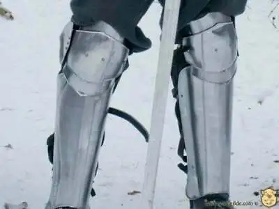 Medieval Knight Replica Steel  Hector  Armor Pair Of Leg Steel Armor Costume Leg • $87.77