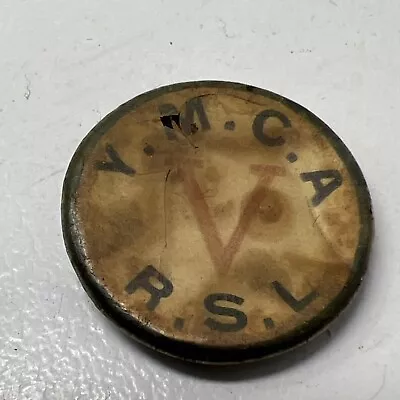 Vintage Badge Ymca Rsl Victoria Young Mens Catholic Assoc Ww1 Ww2 • $9.99