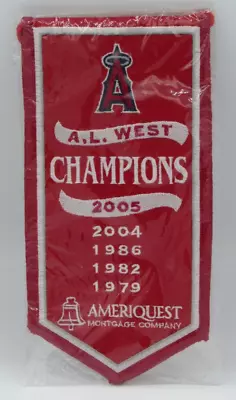 Anaheim Angels MLB American League West Division Champs Mini Banner  SGA 2006 • $9