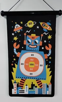 £15.33 • Buy Janod Magnetic Robot Darts Hanging Double-Sided Game 17 X25  Spaceship Asteroids