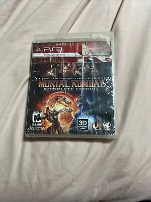 Mortal Kombat Komplete Edition PS3 Used Playstation 3) Greatest Hits Tested • $9.99