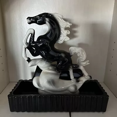 Vintage TV Lamp 1950s Ceramic Horse Stallion Lane & Co Van Nuys Ca Rare • $300