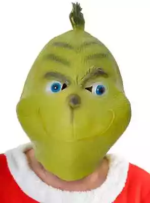 Grinch Adult's Full Head Latex Costume Mask - Genuine Heaven Costumes - New • $50.59