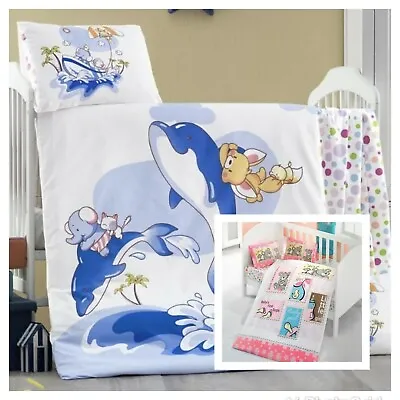 Baby/Toddler Bed Cover Set 4pcs By Lunar Deluxe. • £7.29