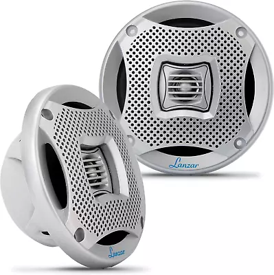 5.25” Marine 2-Way Speakers - Water Resistant Audio Stereo Sound System With 400 • $34.81