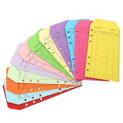 12Pcs Budget Blinder Supplies Envelops Sheets Cash Expense Budget Accessories • $8.64