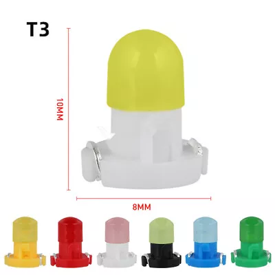 10pcs T3 T4.2 T4.7 12V COB Led Car Light Bulb For Indicator Instrument Light • $4.99