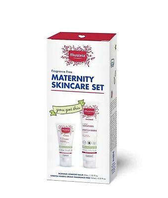 Mustela Maternity Skincare Set Fragrance Free Nursing Comfort Stretch Mark Cream • $29.99