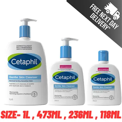 £11.99 • Buy Cetaphil Gentle Skin Cleanser For Normal To Dry Sensitive Skin With Niacinamide