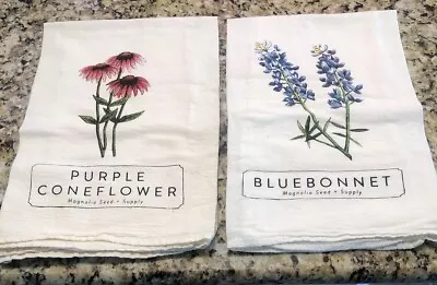 Joannah Gaines Magnolia Hearth & Hand Kitchen Towels - NEWTexas Wild Flowers 🌸 • $25