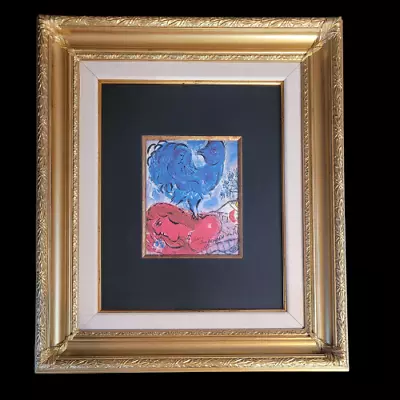 Marc Chagall Original Hand-Signed Lithograph With COA Original Frame And Mat • $1250